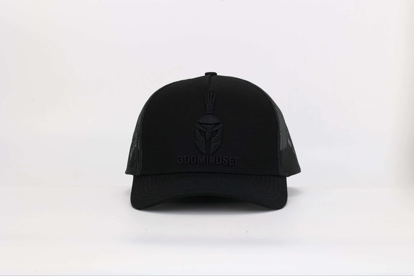 BLACK OUT TRUCKER HAT