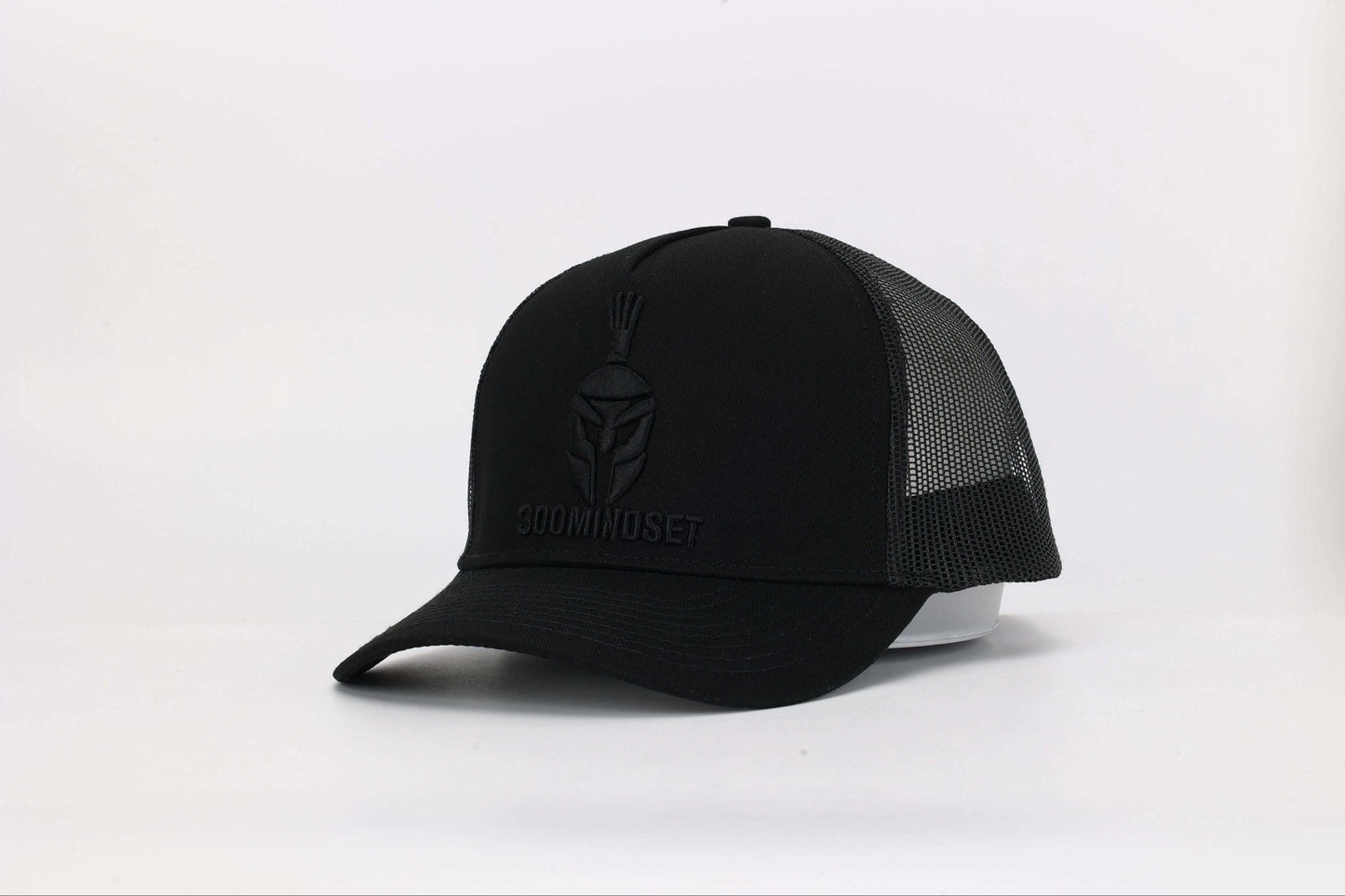 BLACK OUT TRUCKER HAT